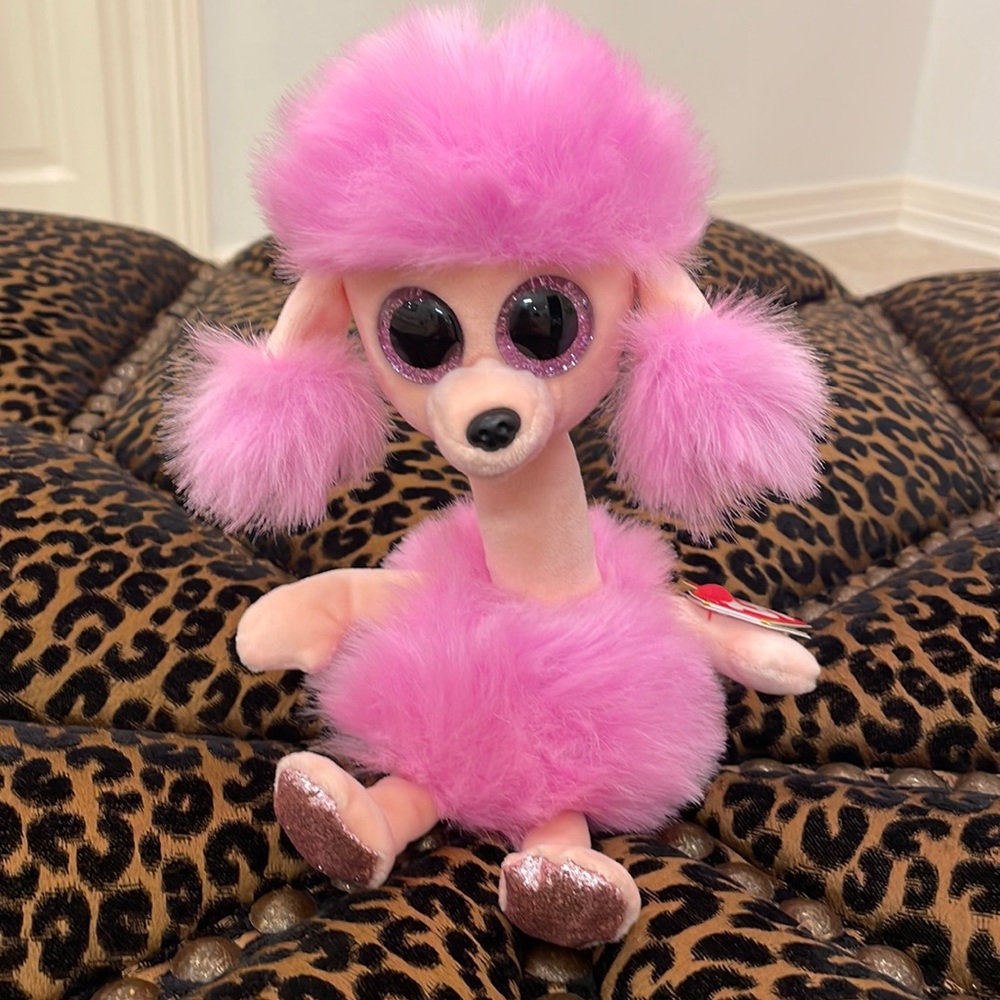 Camilla- pink poodle Ty beanie boo